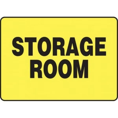 Accuform Storage Room, Aluminum, 10 in x 14 in, Mounting Holes MADM931VA